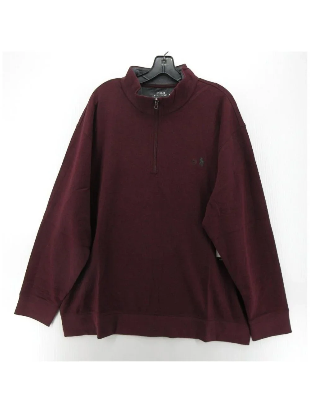 Polo Ralph Lauren Sweater 2XB Big Red 1/4 Zip Pullover Pony Logo